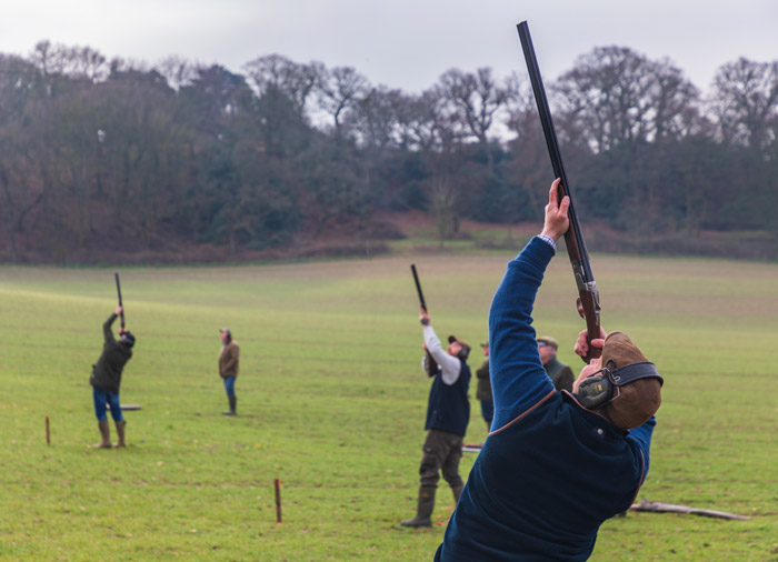simulated shooting